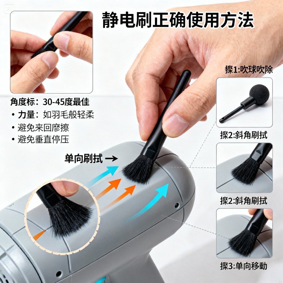 除塵刷使用方法與保養技巧|延長靜電刷壽命的5個秘訣【圖解教學】