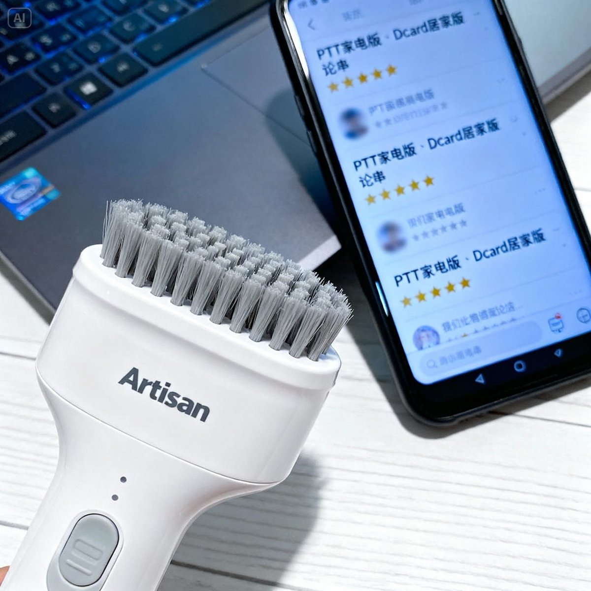artisan brush with ptt dcard review screen display