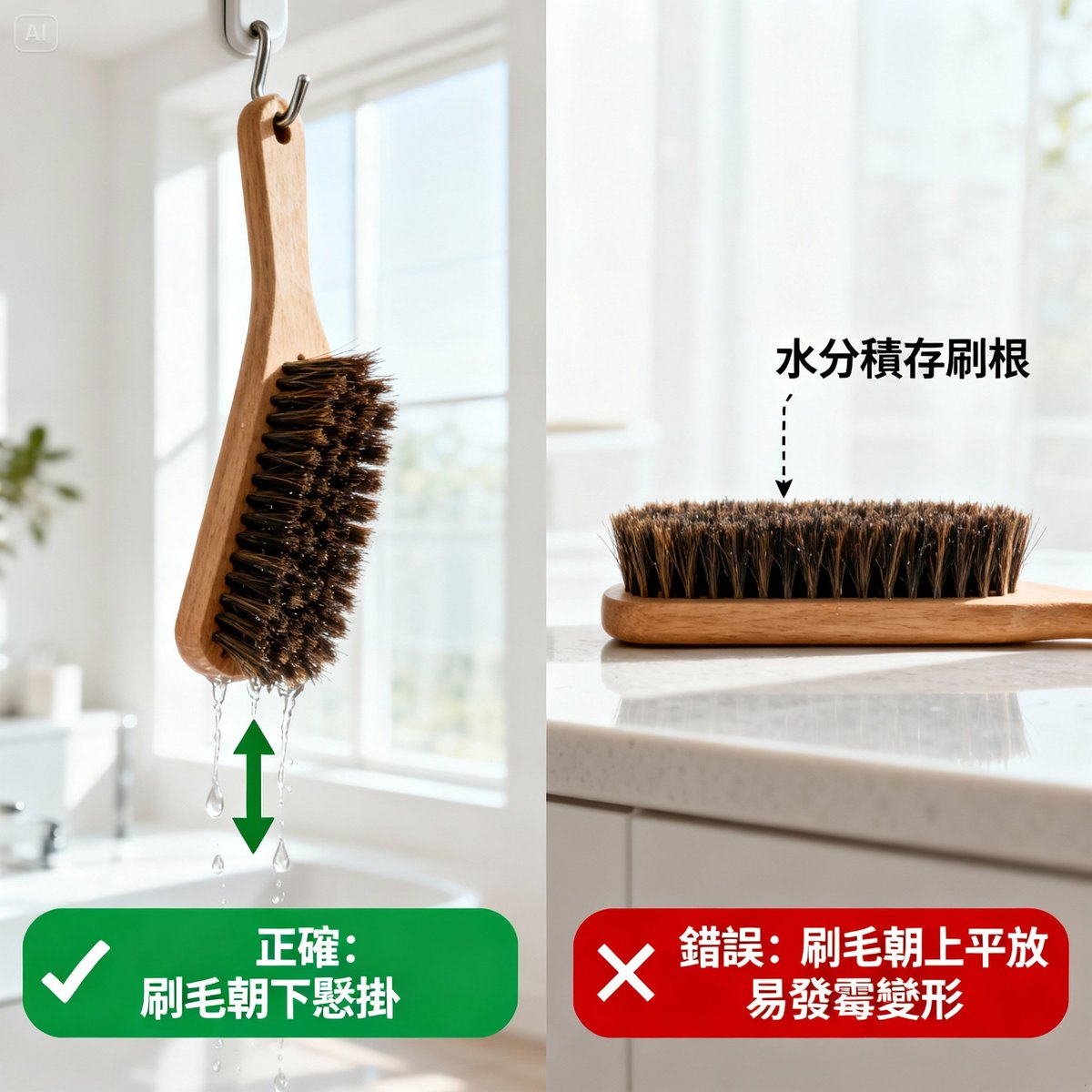bristle brush drying methods