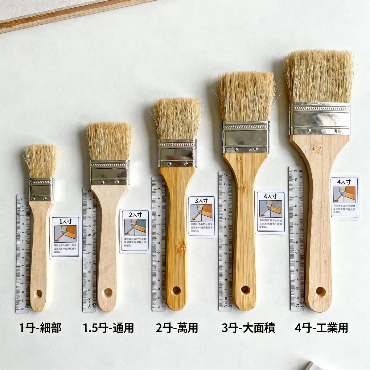 【2025】豬鬃油漆刷選購指南|7大優勢、尺寸選擇、粉刷技巧與專業師傅推薦
