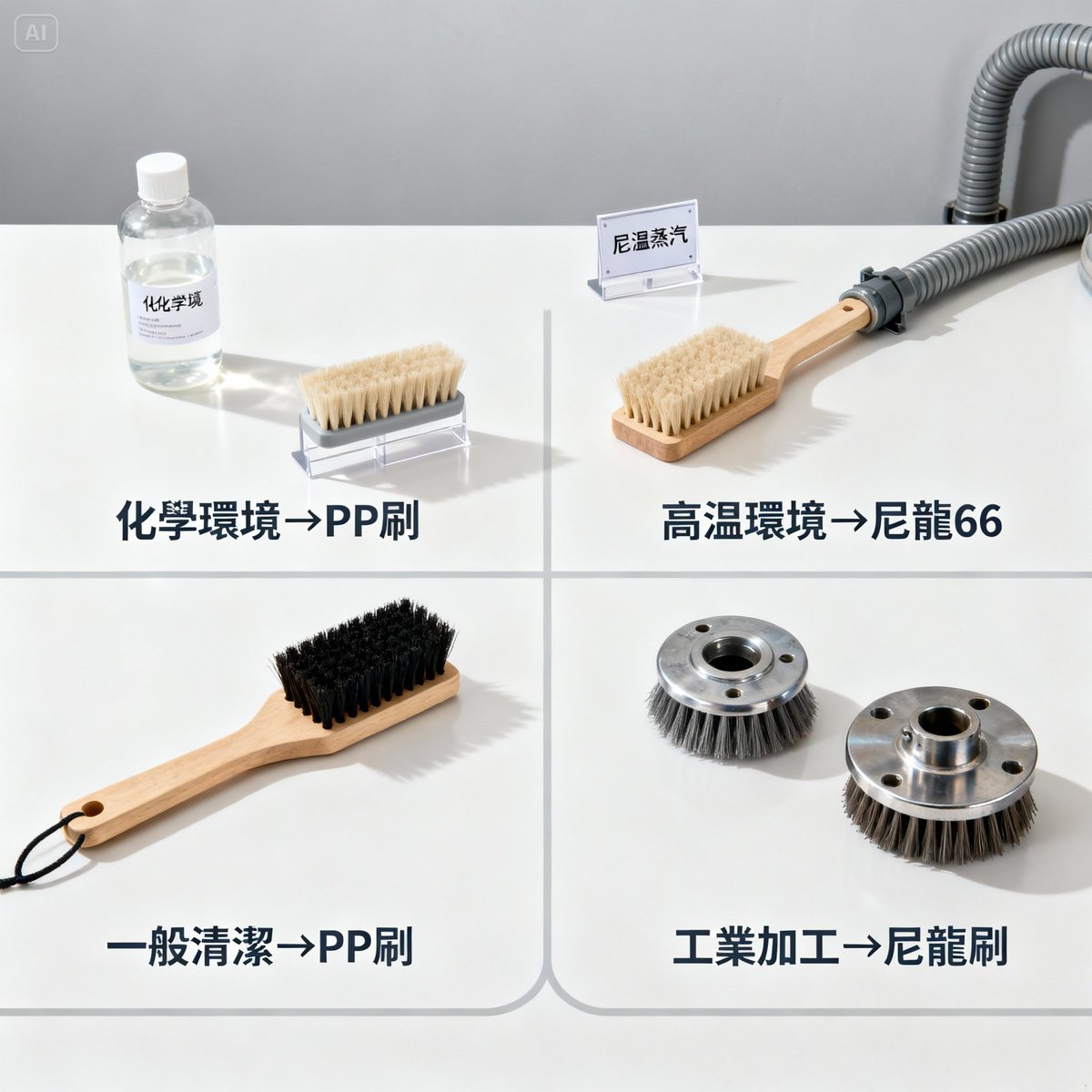 brush selection guide different application scenarios