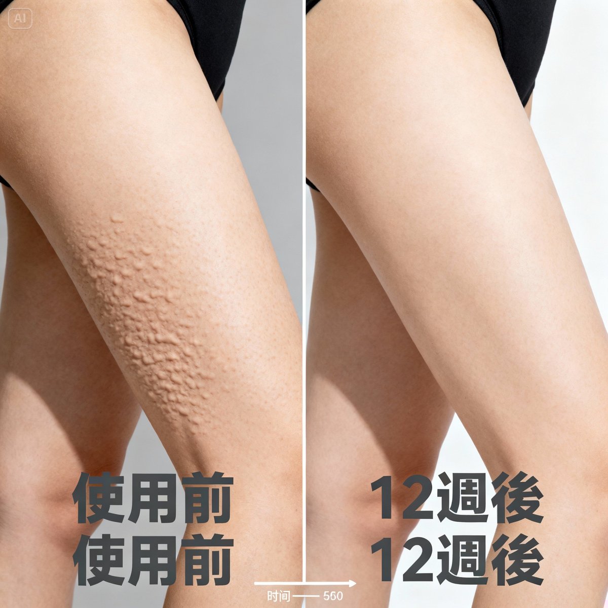 cellulite improvement before after comparison