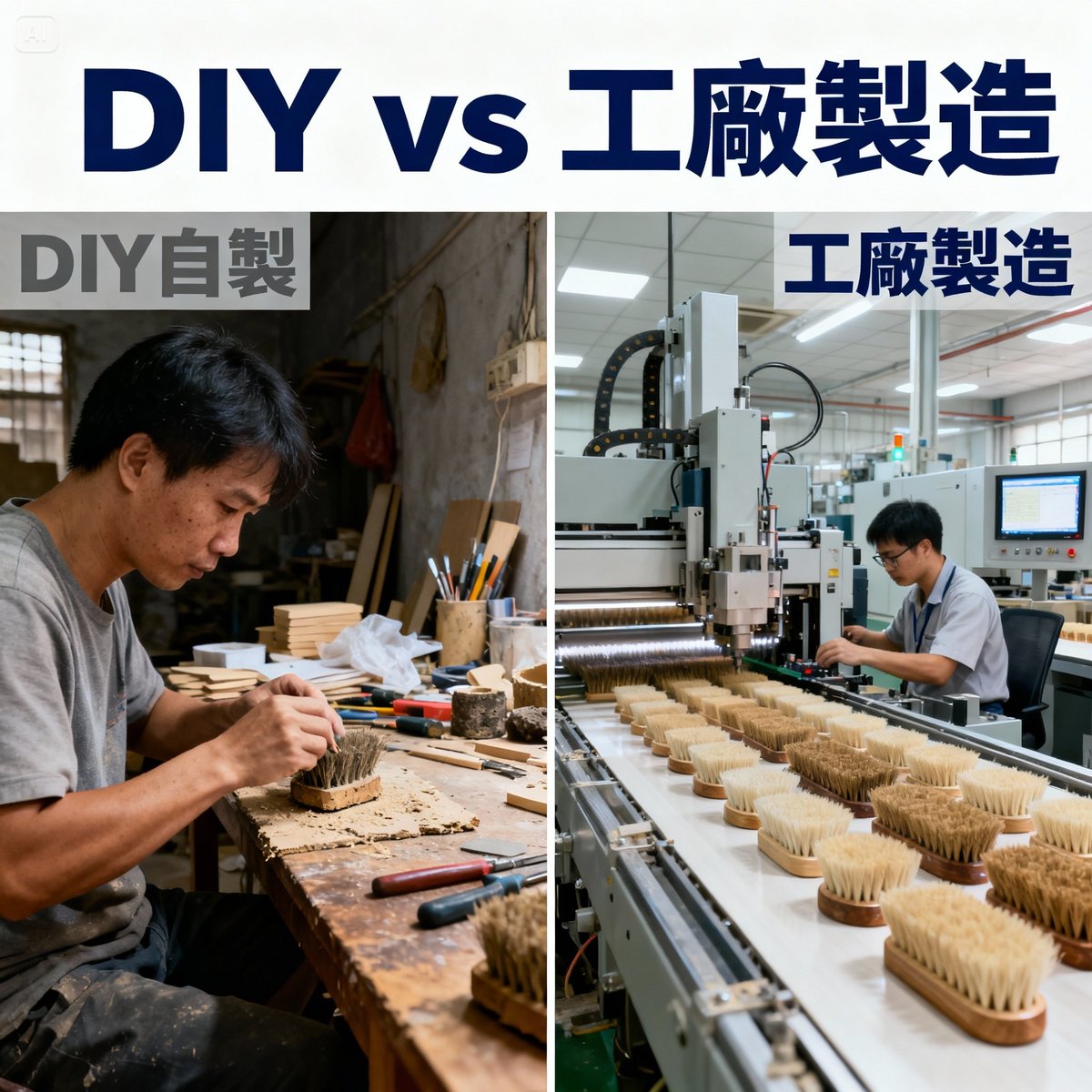 diy vs factory manufacturing comparison