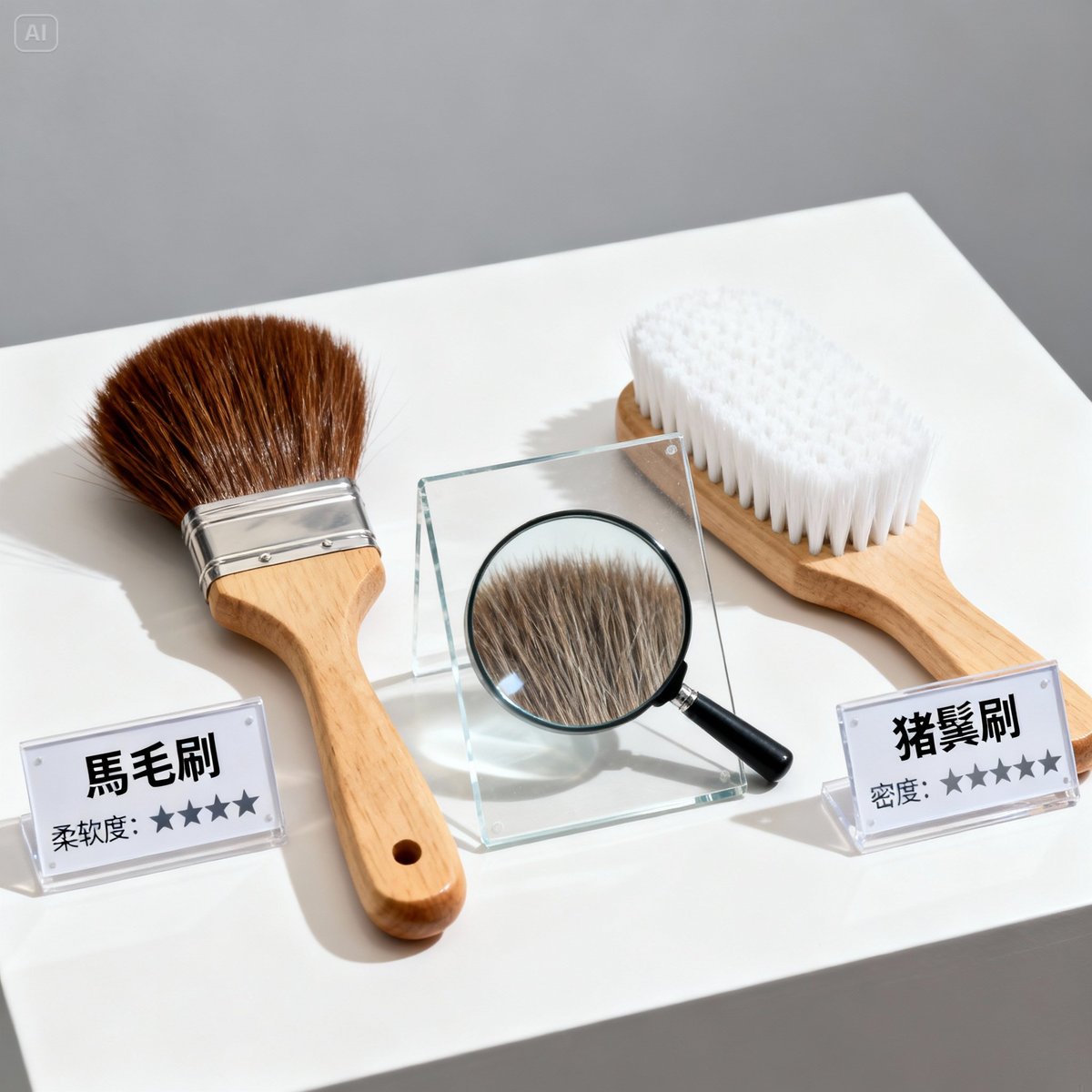 馬毛刷vs鬃毛刷差在哪?5大應用場景|天然毛刷材質完整比較