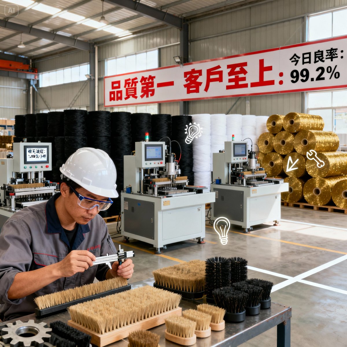 毛刷製造完整指南|從材質選擇到客製化生產的專業解析【40年經驗】