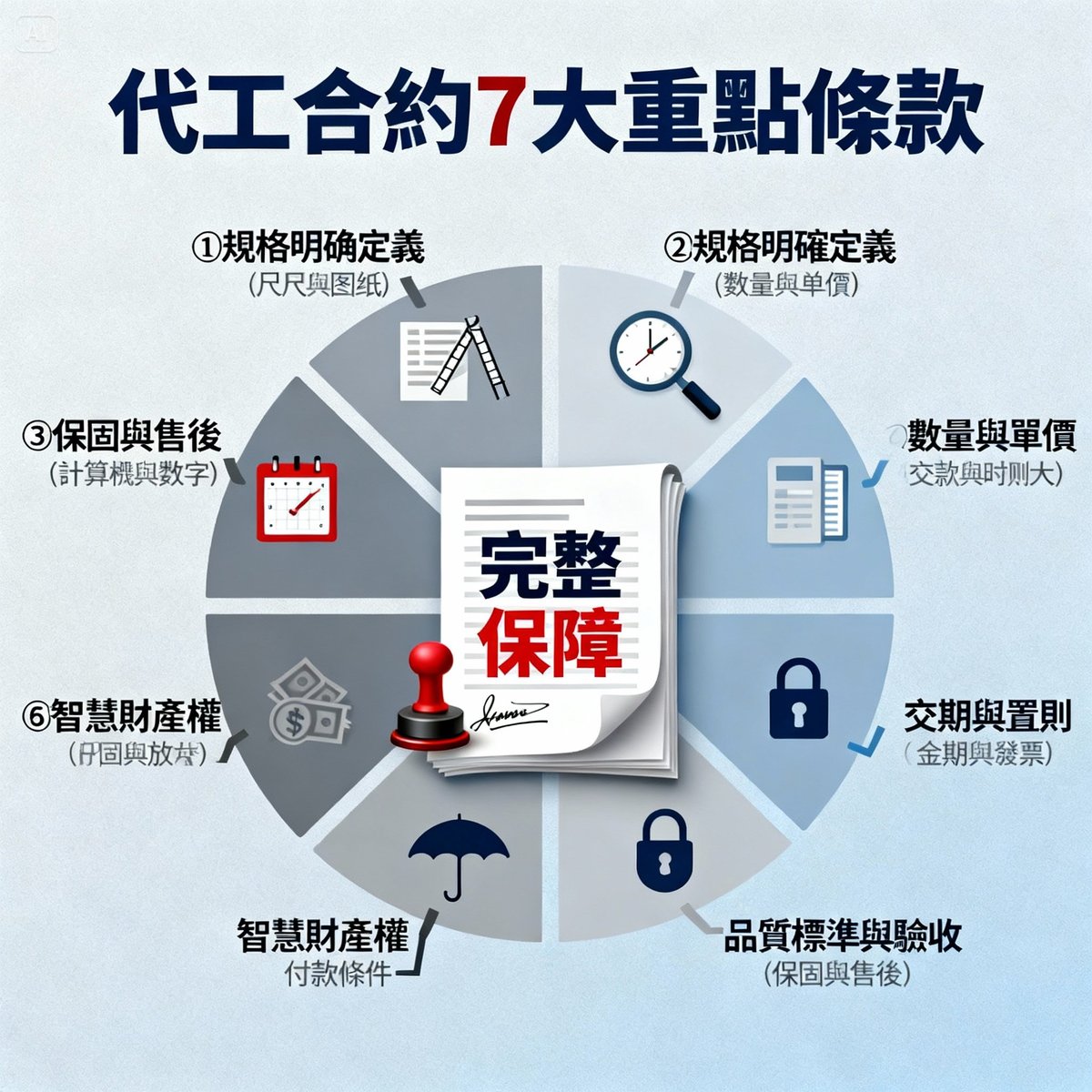 代工合約書範本下載|毛刷客製化合約重點解析