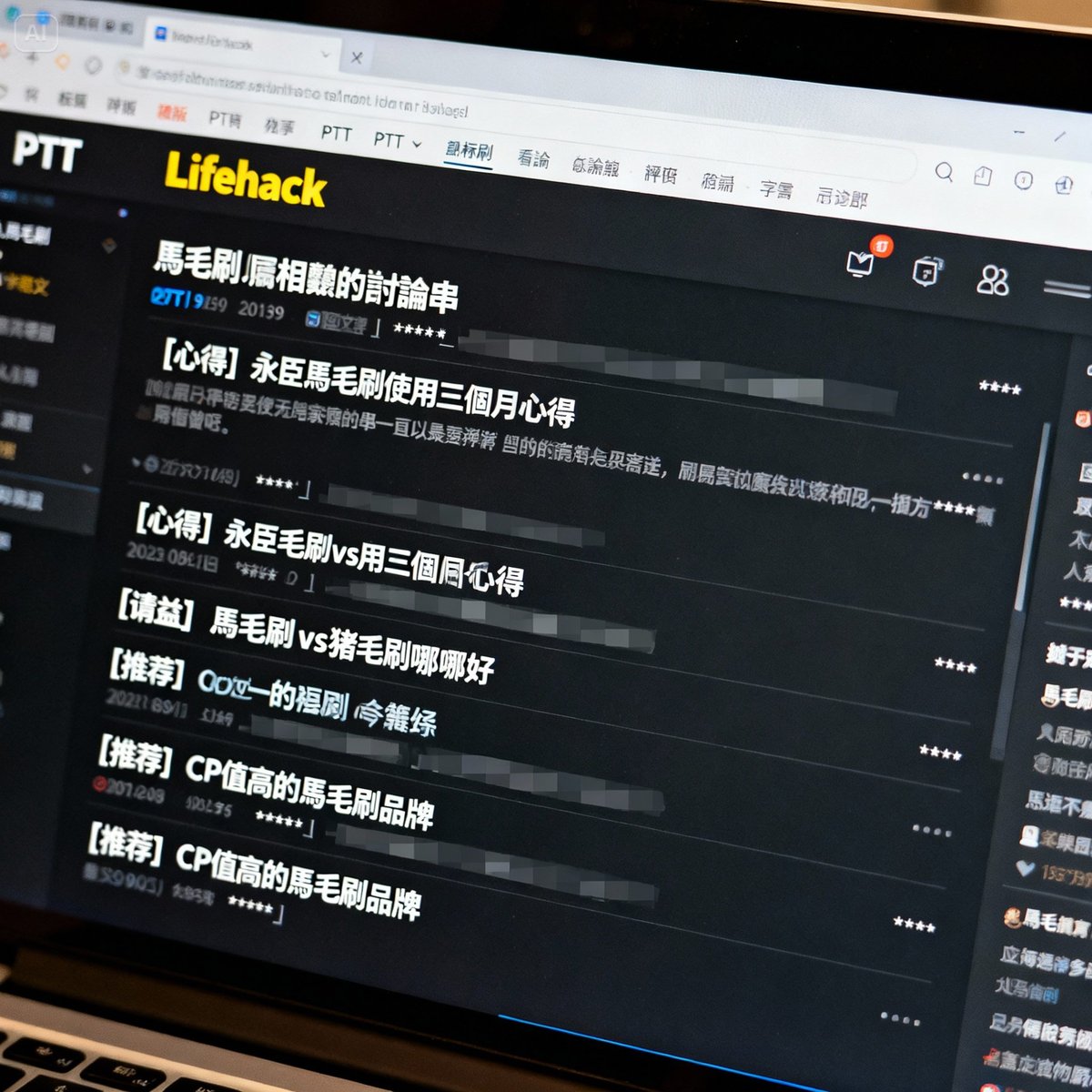 PTT推薦的馬毛刷品牌評比|網友真實評價與避雷心得【2025】