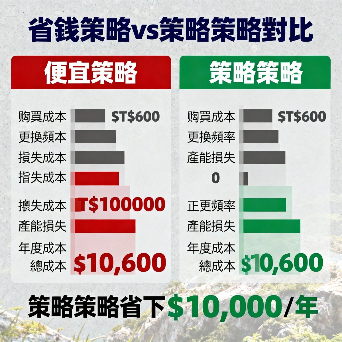 roi comparison cheap vs quality strategy