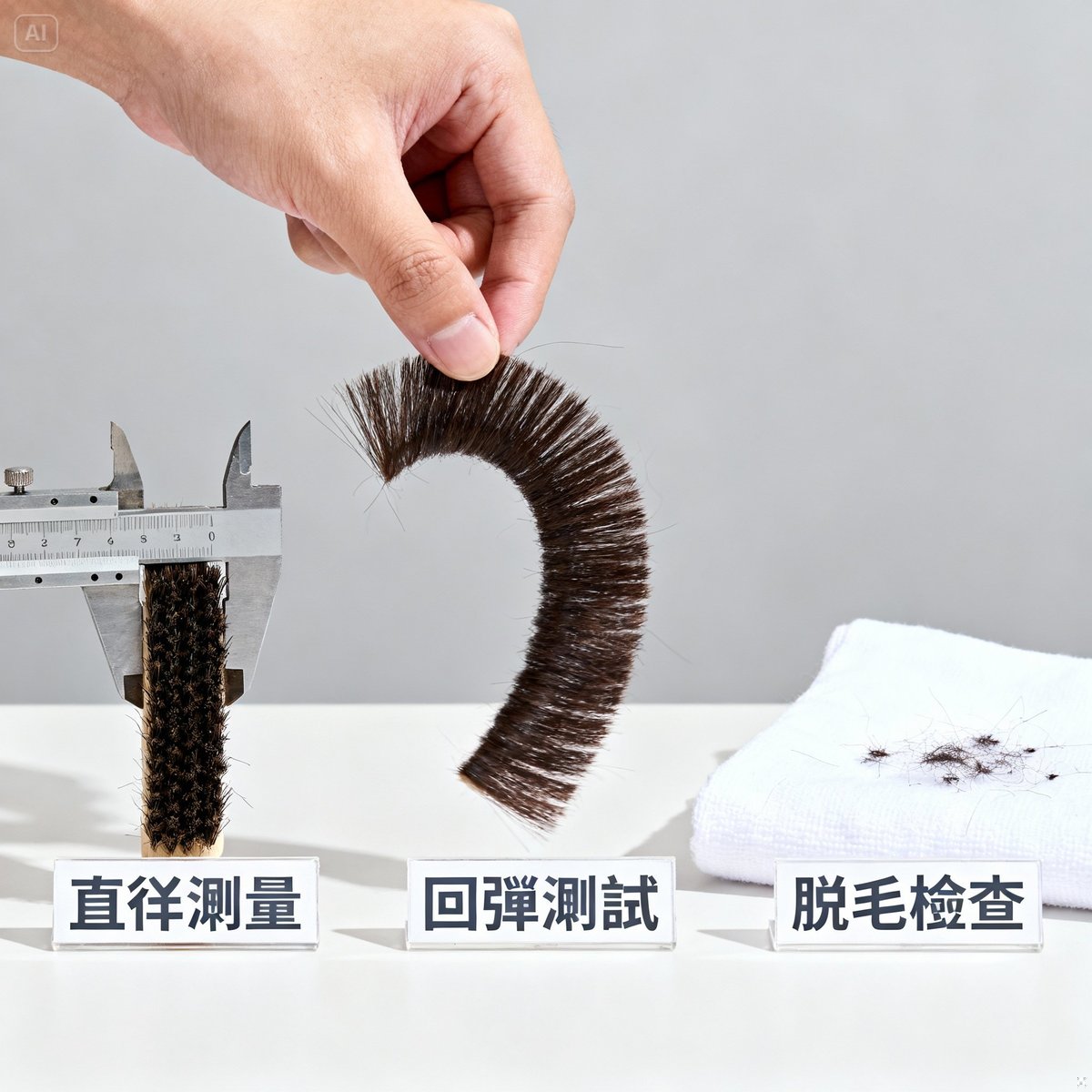 soft brush quality inspection methods