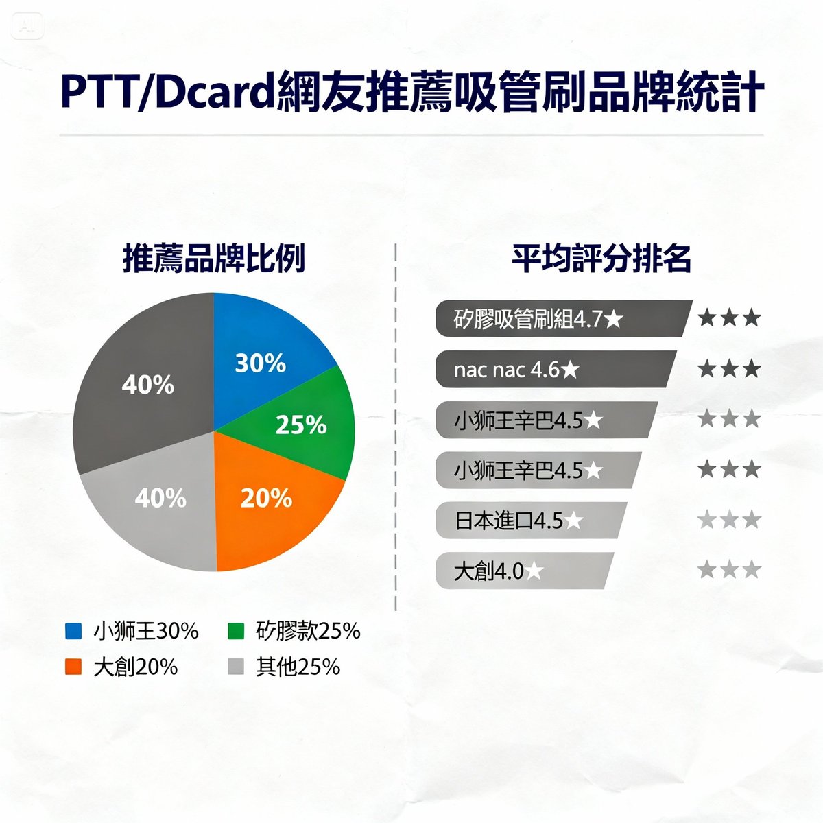 straw brush user review statistics ptt dcard