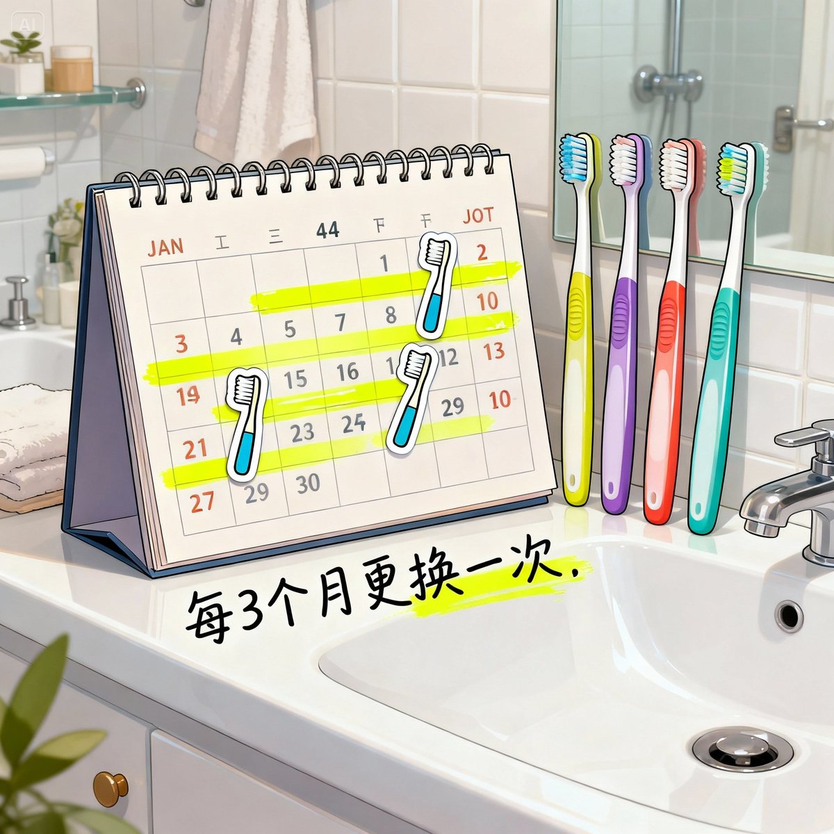 牙刷多久換一次?延長使用壽命的保養秘訣