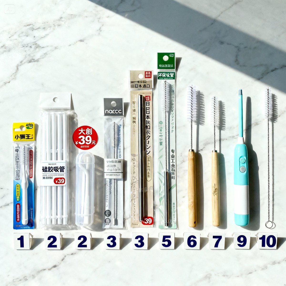 吸管刷推薦 2025|PTT、Dcard 網友最推薦的 10 款吸管刷完整評比