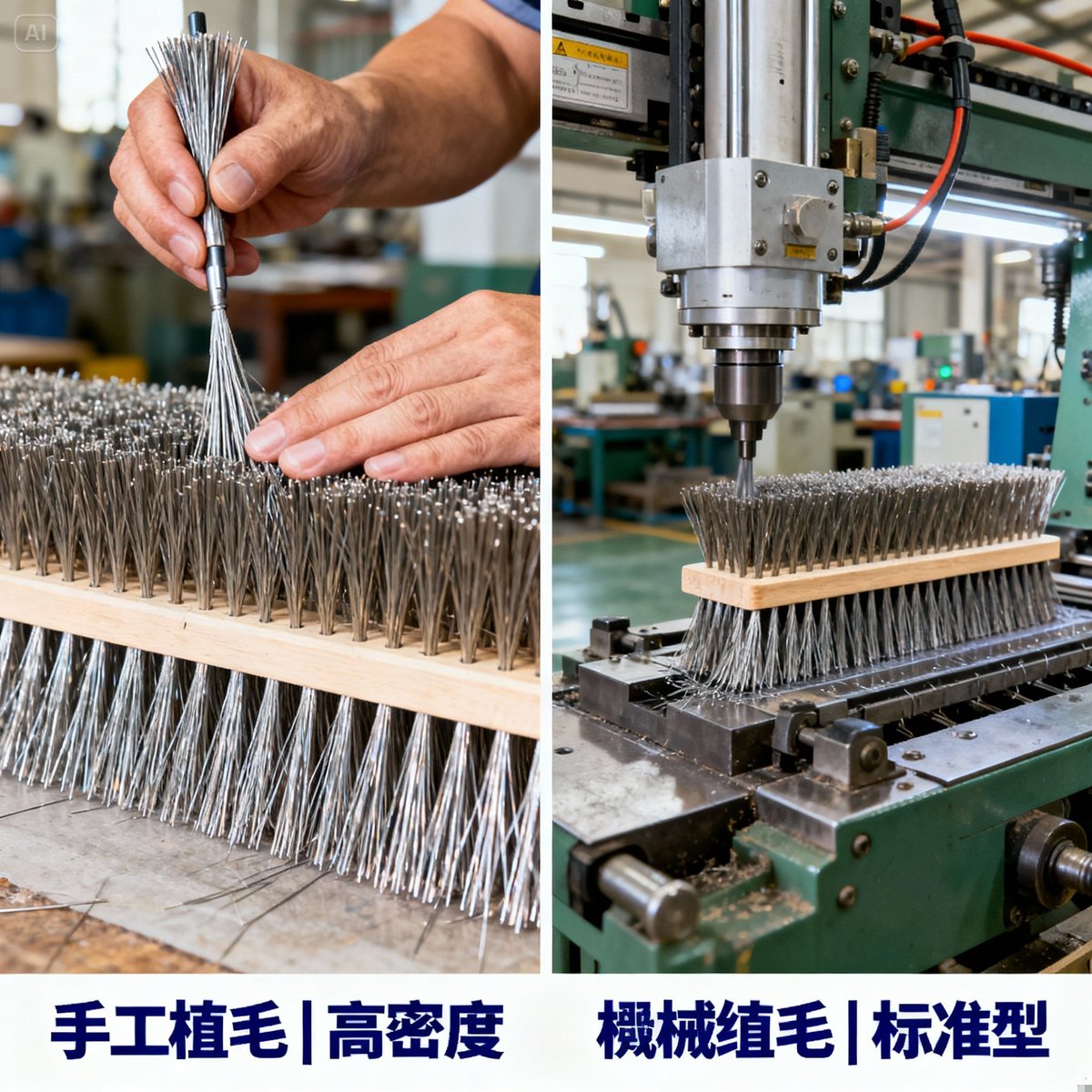 wire brush manufacturing process comparison