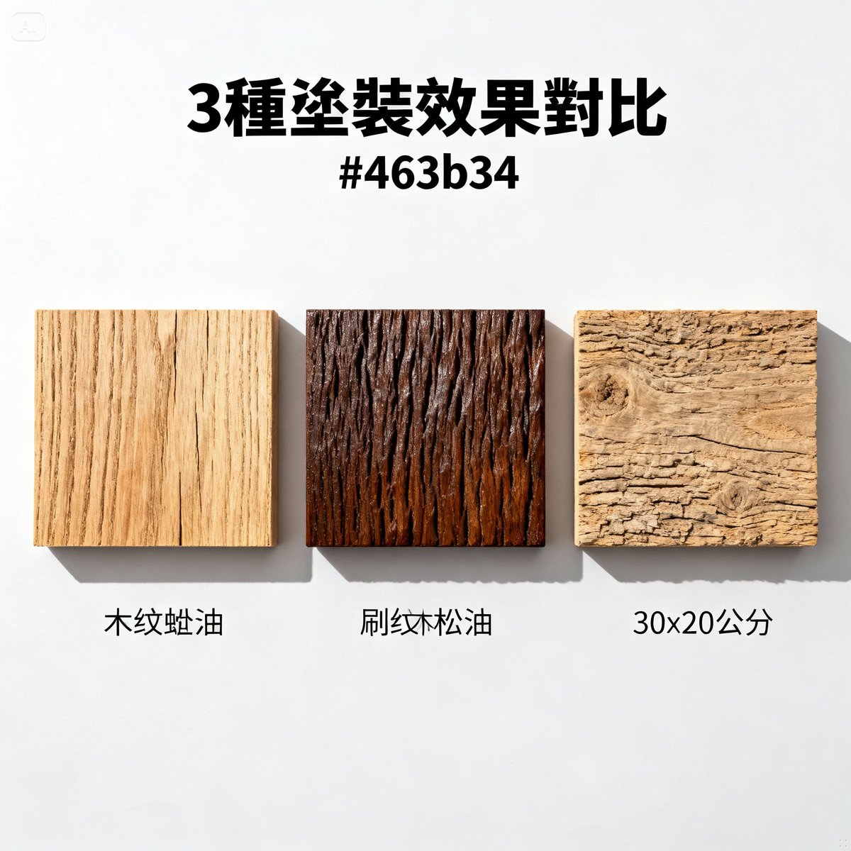 wire brushed wood finish comparison