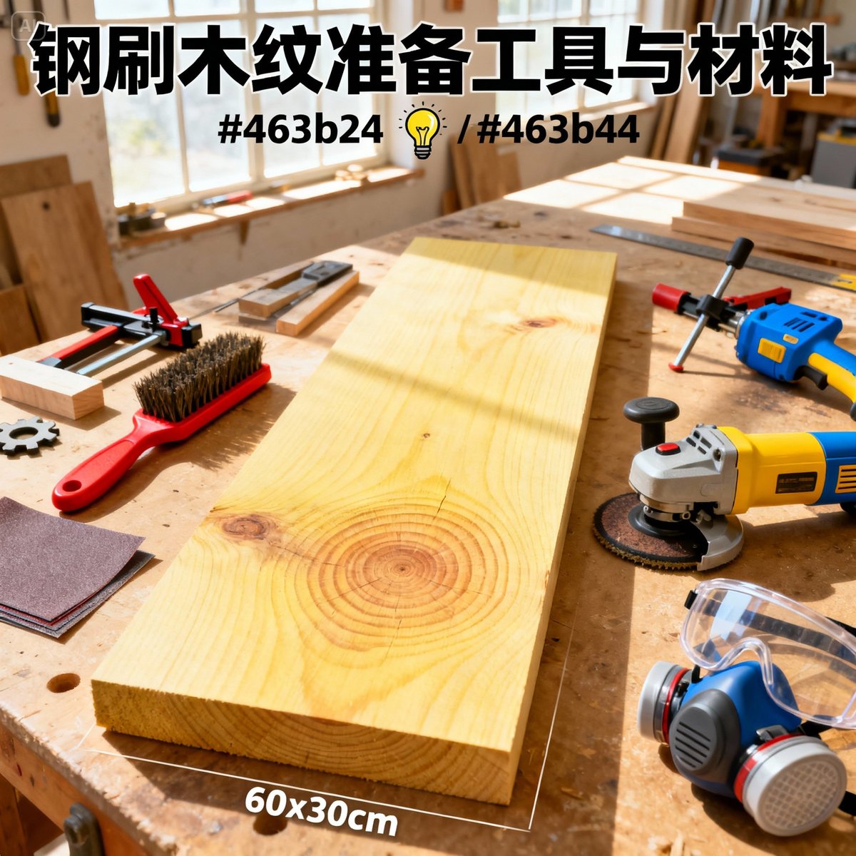 鋼刷木紋板製作教學|木工刷紋技巧全攻略,5步驟打造質感木紋【2025最新】