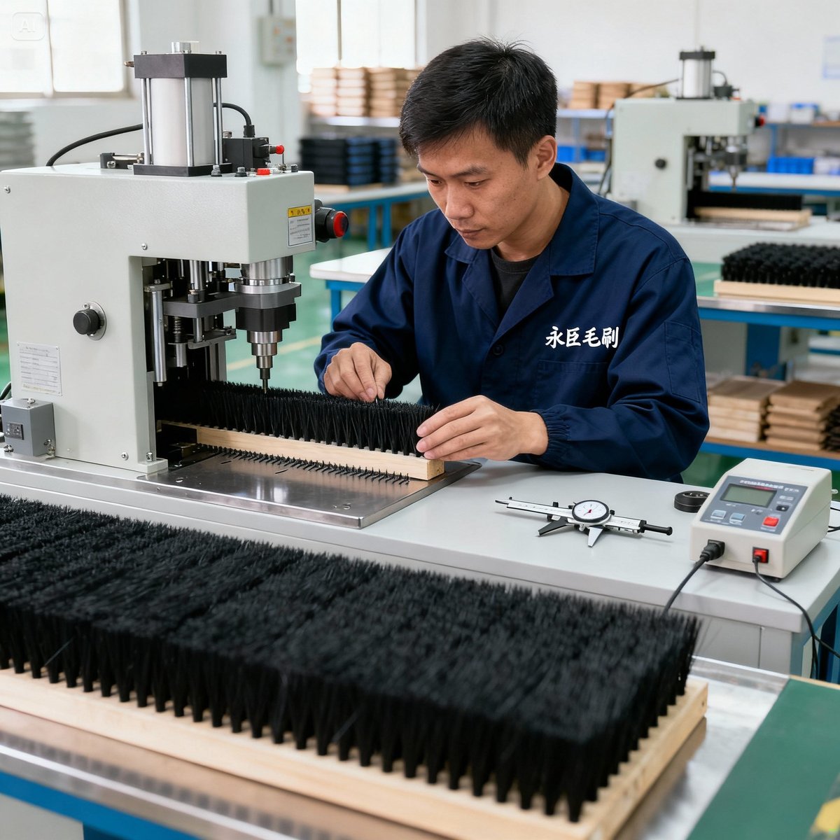yongchen brush factory manufacturing process